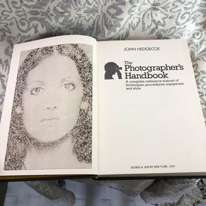 Vintage photography book